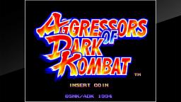 ACA NeoGeo: Aggressors of Dark Kombat Title Screen